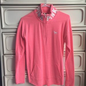 Victoria’s Secret PINK Pink Quarter Zip Jacket